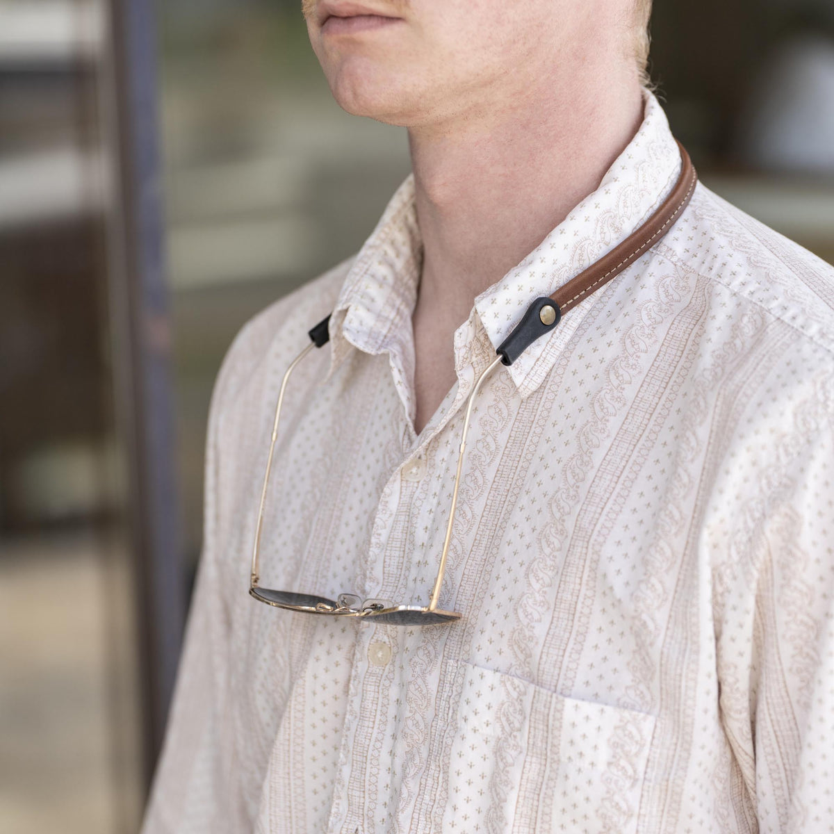 Personalized Fine Leather Sunglass Strap - Shoporiaz