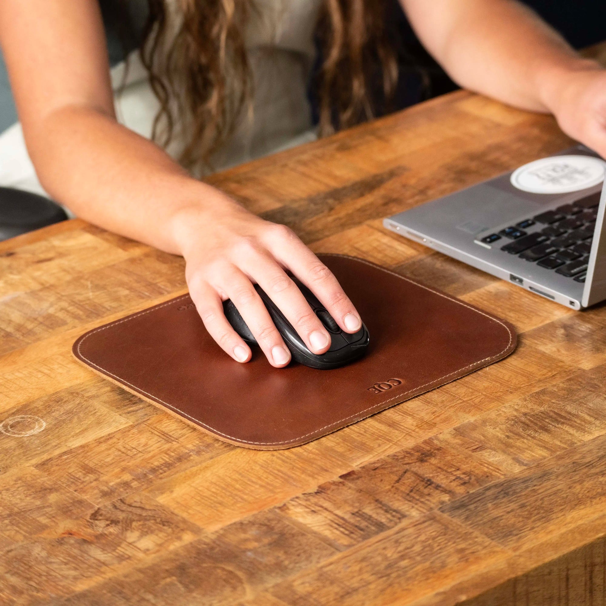 The Architect Personalized Fine Leather Mouse Pad Mousepad Office Accessories - Shoporiaz