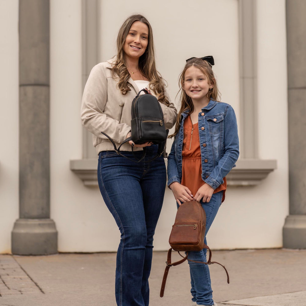 The Mini Della Fine Leather Backpack Purse - Shoporiaz