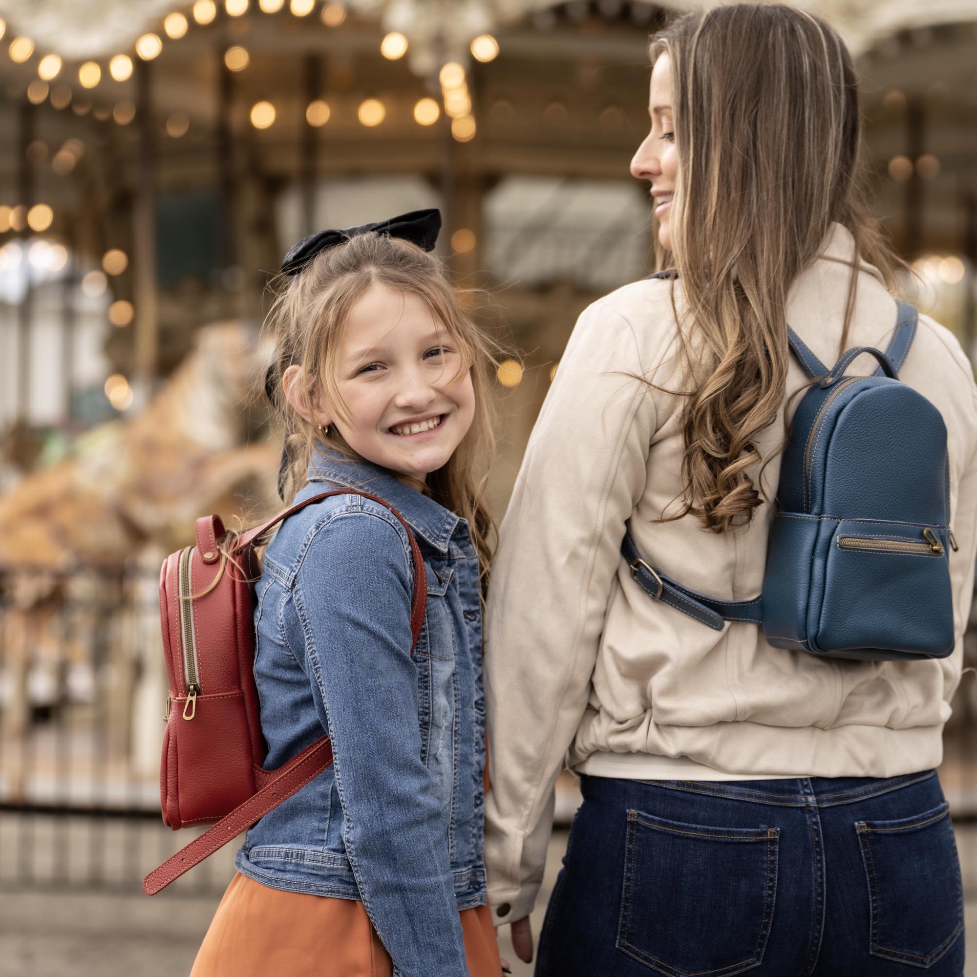 The Mini Della Fine Leather Backpack Purse - Shoporiaz