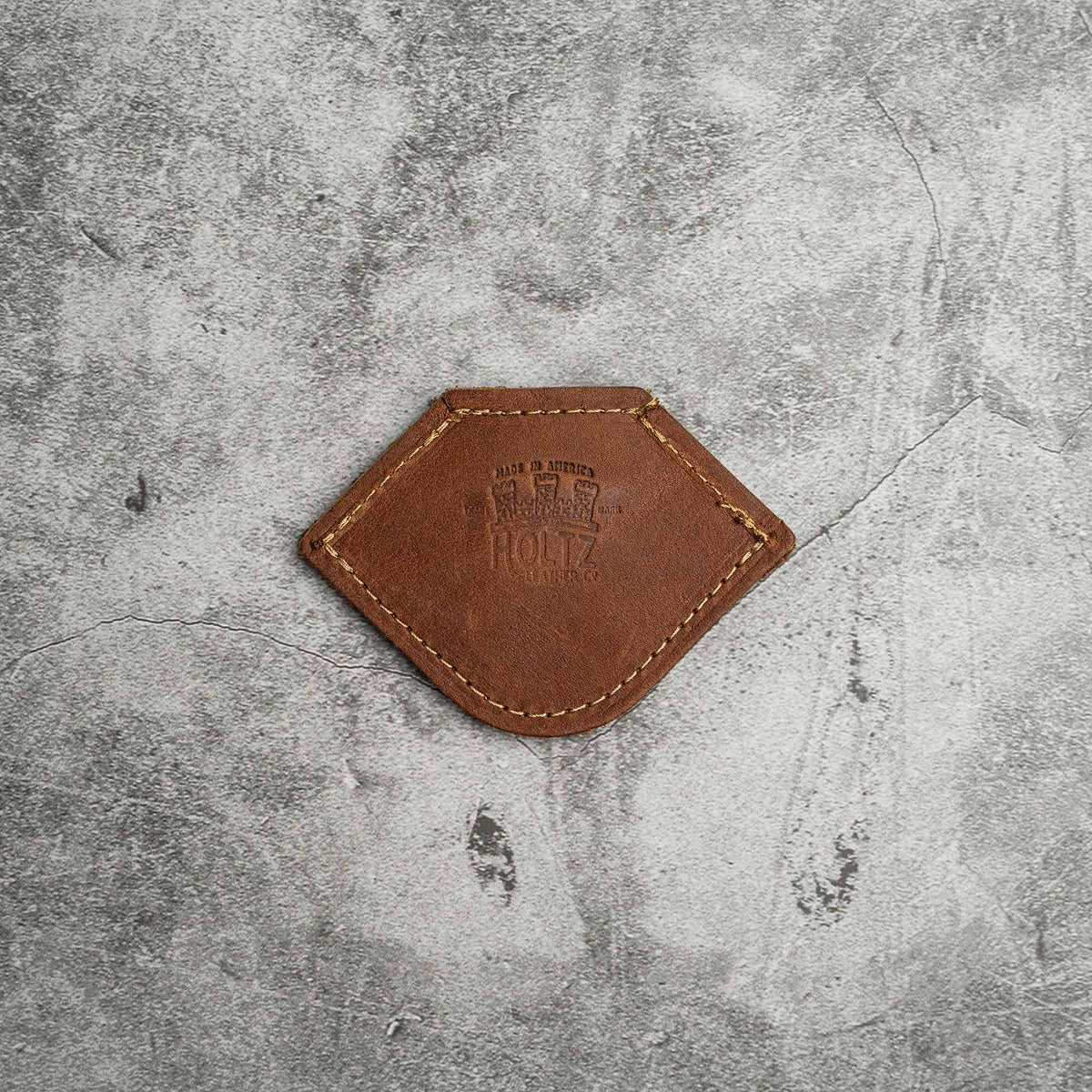 Your Logo + Our Leather - The Inkling Personalized Fine Leather Corner Bookmark - Custom Logo and Corporate Gifting
