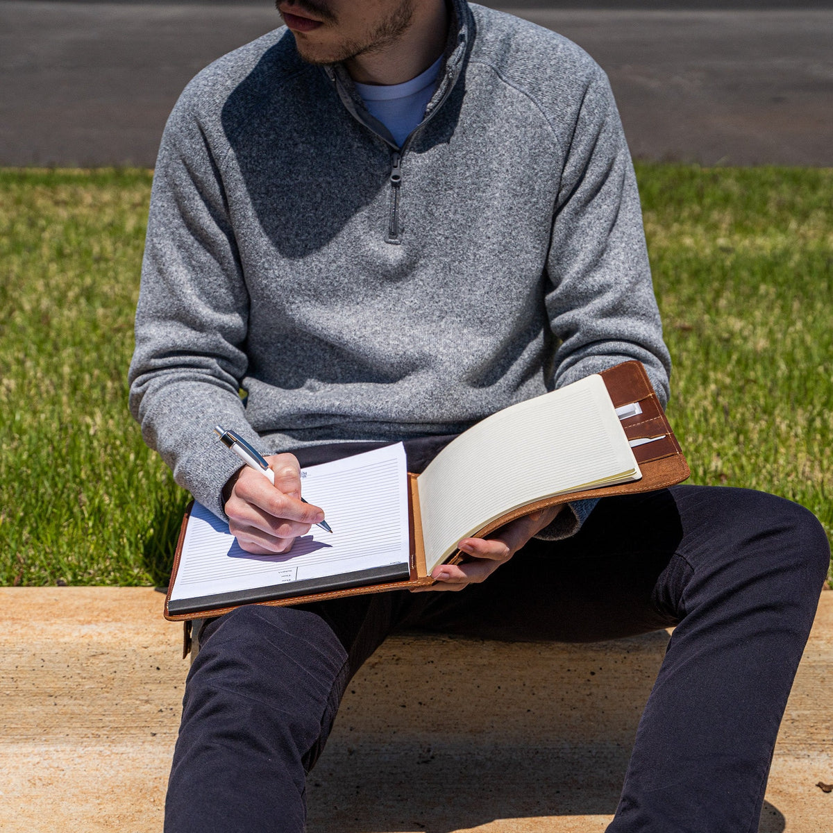 The Officially Licensed Auburn Vanderbilt 2.0 Fine Leather Portfolio Padfolio