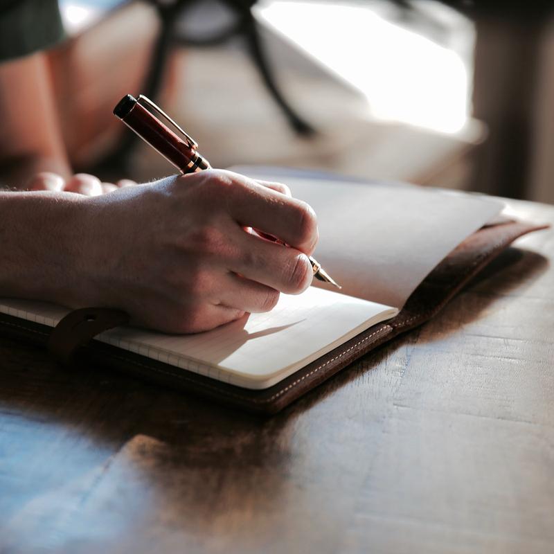 The Officially Licensed Auburn Inventor Personalized Fine Leather Journal