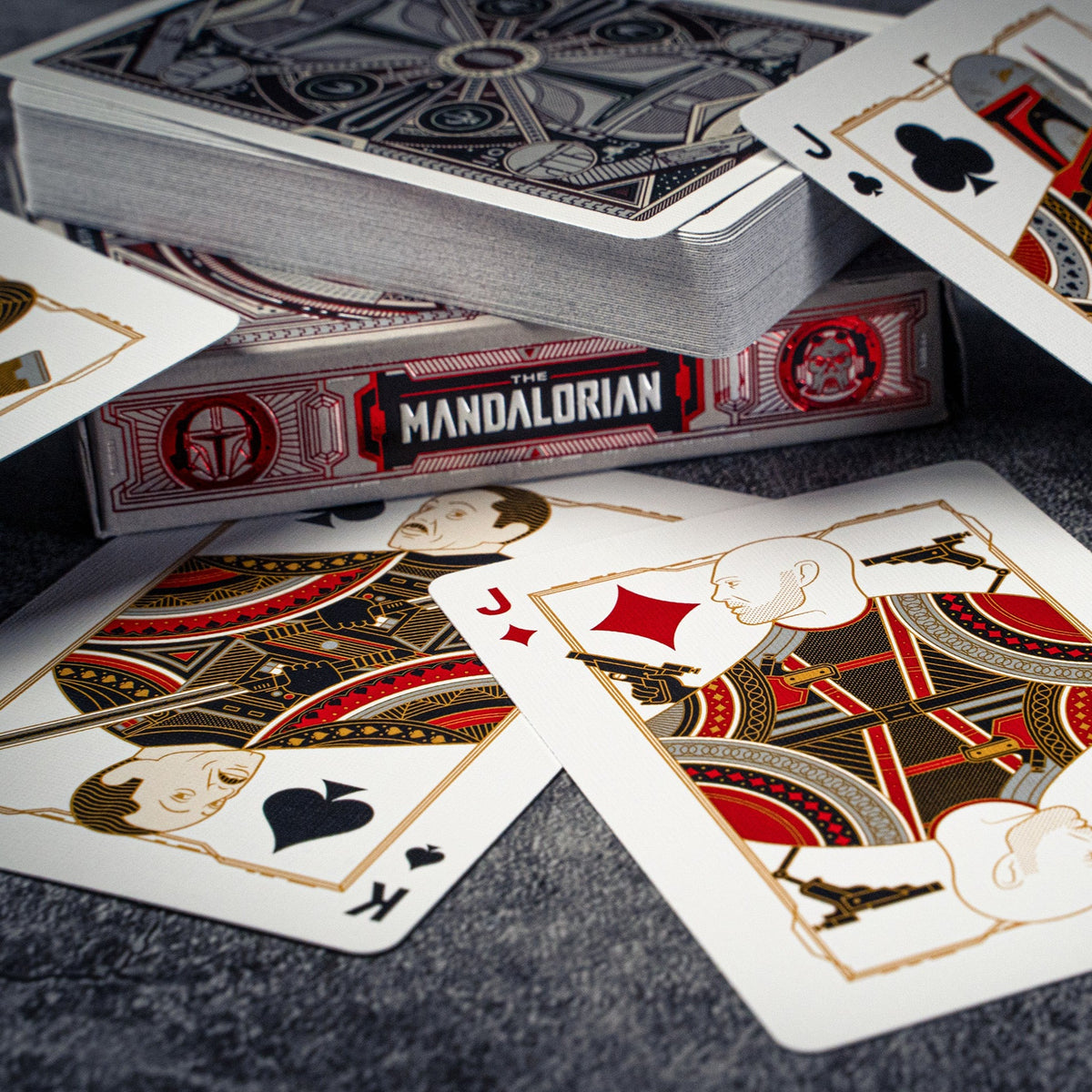 Theory 11 The Mandalorian Card Deck With Fine Leather Card Sleeve