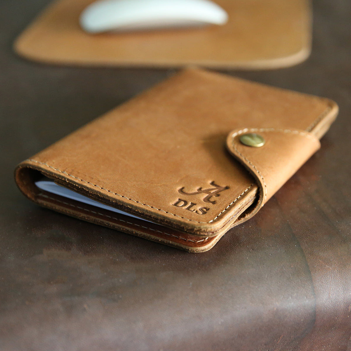 The Officially Licensed Alabama Logbook Fine Leather Field Notes Moleskine Wallet Pocketbook Cover