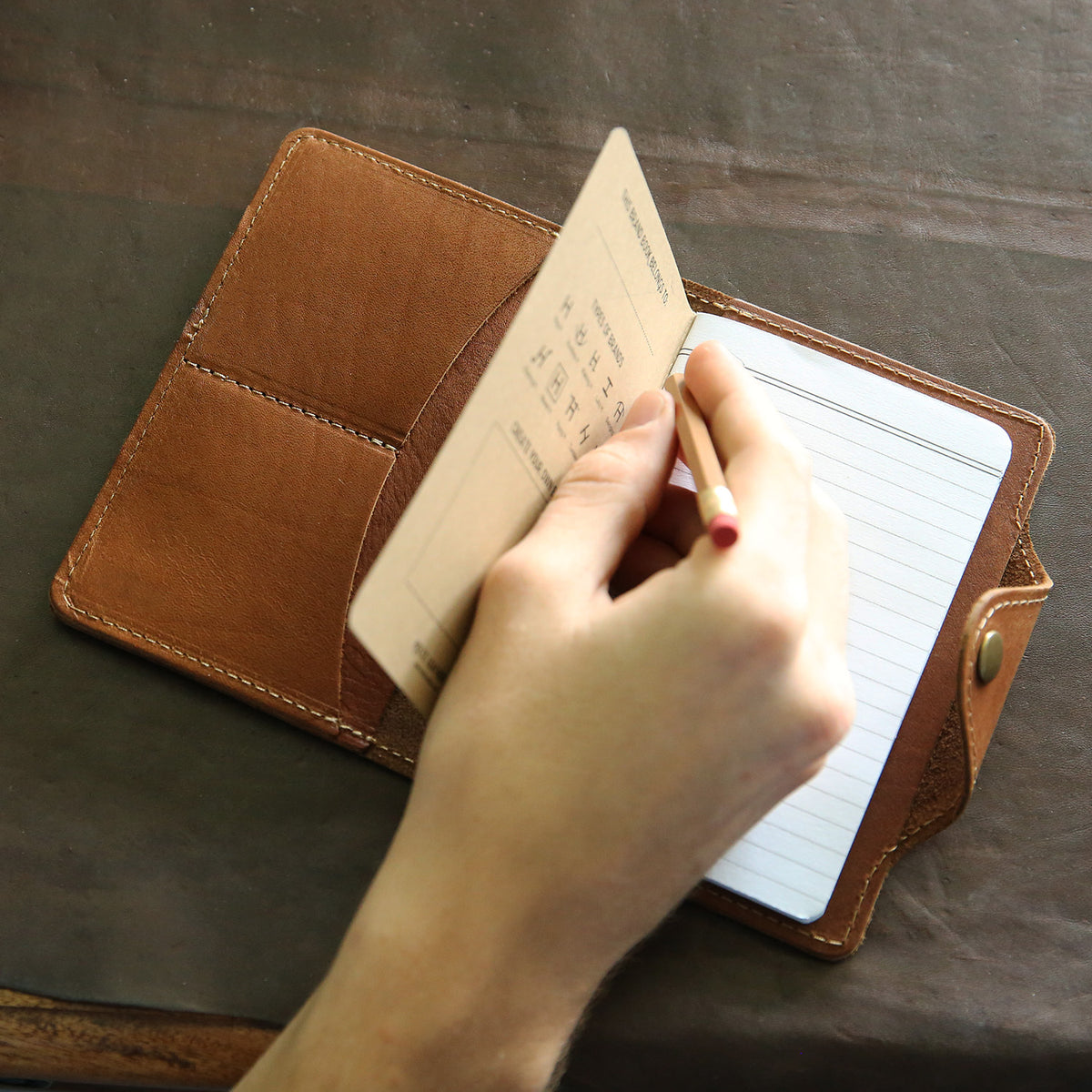 The Officially Licensed Alabama Logbook Fine Leather Field Notes Moleskine Wallet Pocketbook Cover