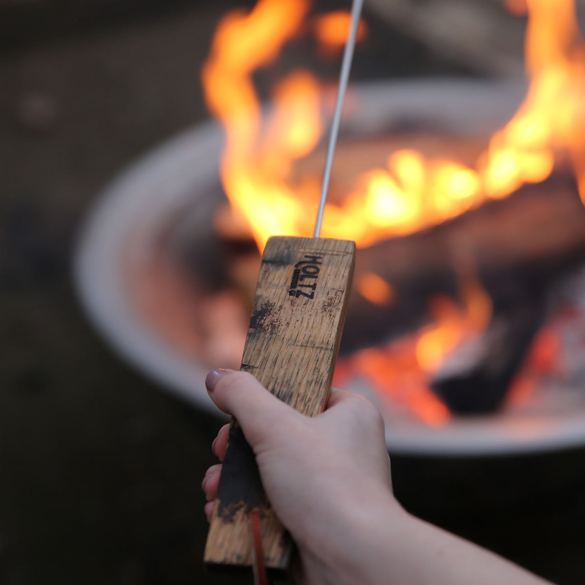 Set of 4 Tennessee Whiskey Barrel Marshmallow Hot Dog Roasting Sticks