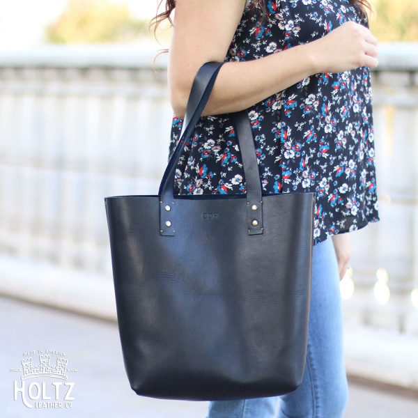 Your Logo + Our Leather - The Ashley Tote Fine Leather Handbag Purse Bag - Custom Logo and Corporate Gifting