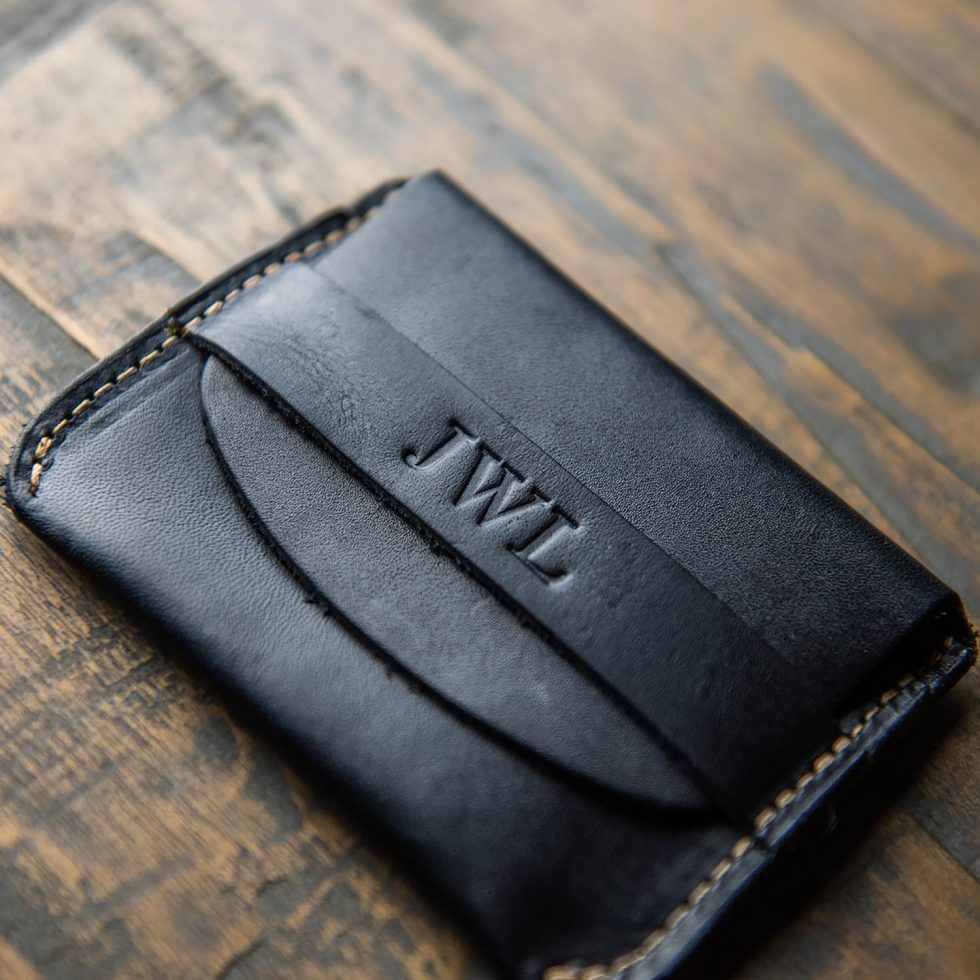 No. 3 Babe Ruth – Personalized Leather Front Pocket Wallet