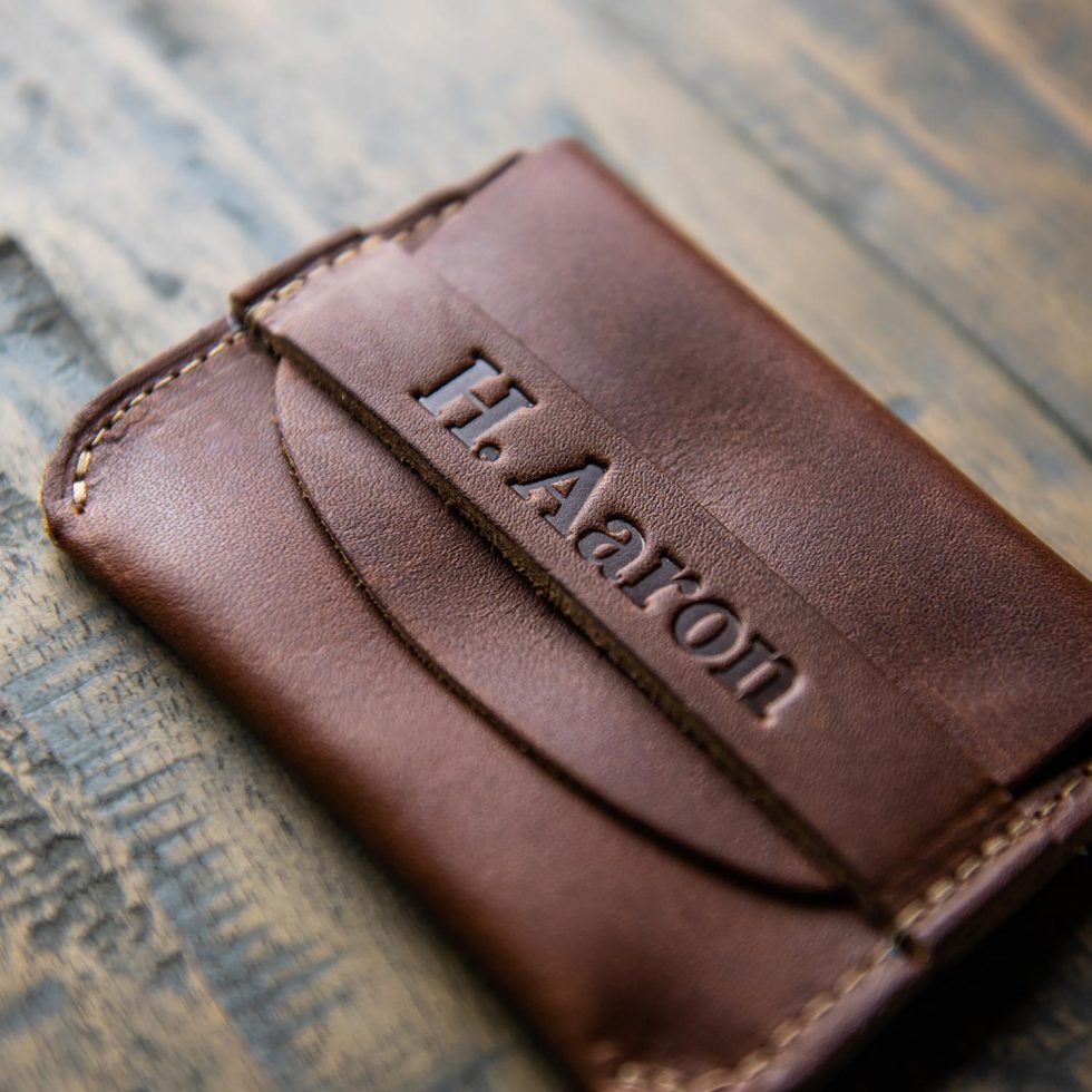 No. 3 Babe Ruth – Personalized Leather Front Pocket Wallet