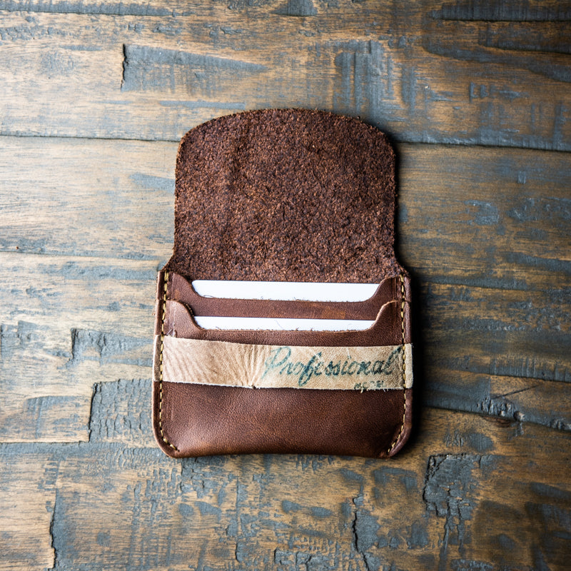 The Ballpark Babe ~ Vintage Baseball Glove Front Pocket Wallet
