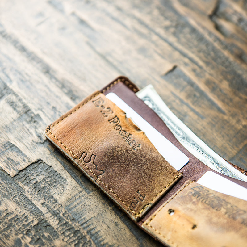 The Behemoth of Bust ~ VINTAGE BASEBALL GLOVE BIFOLD WALLET