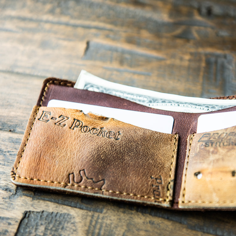 The Behemoth of Bust ~ VINTAGE BASEBALL GLOVE BIFOLD WALLET