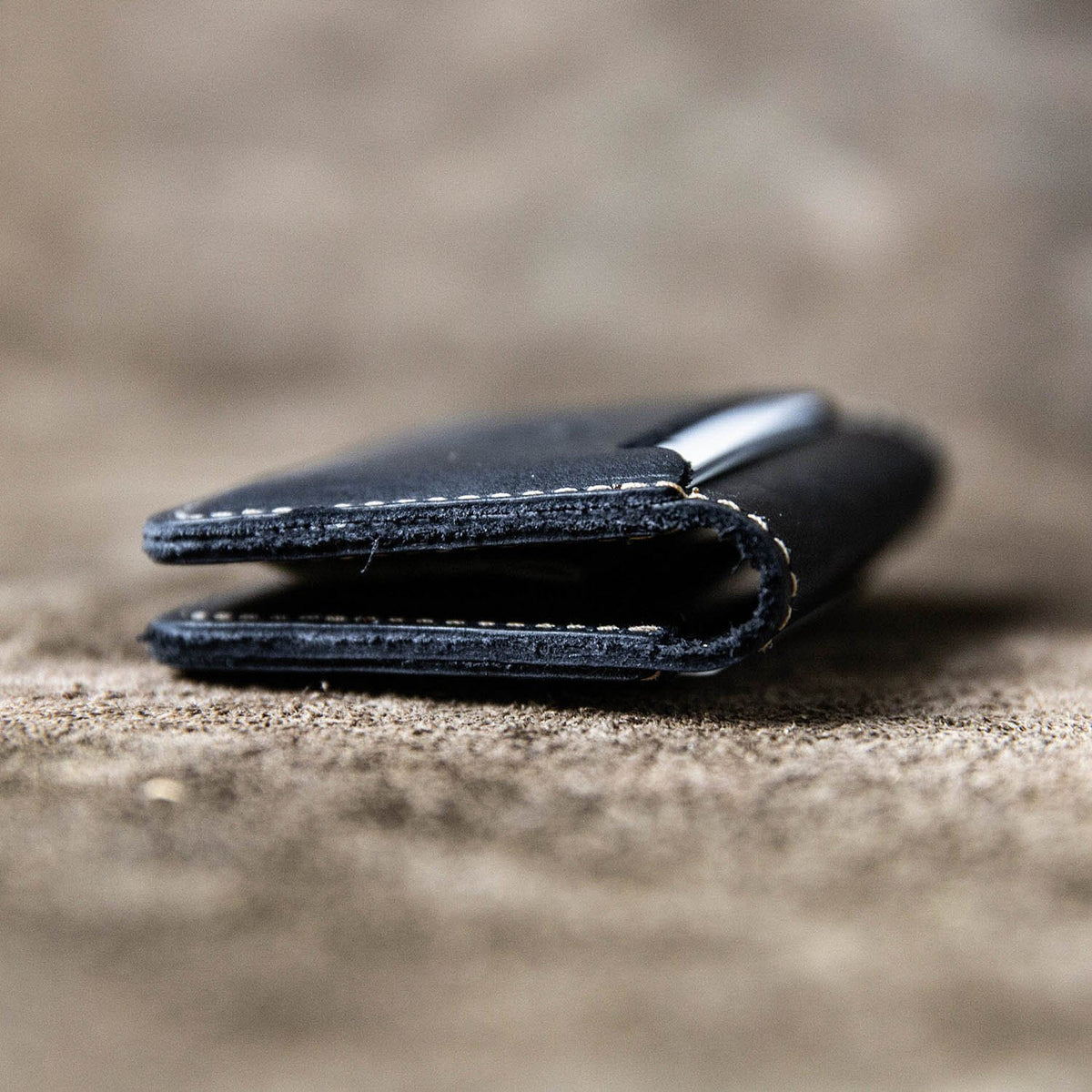 Your Logo + Our Leather - The Gates Fine Leather The Gates Bifold Money Clip Wallet - Custom Logo and Corporate Gifting