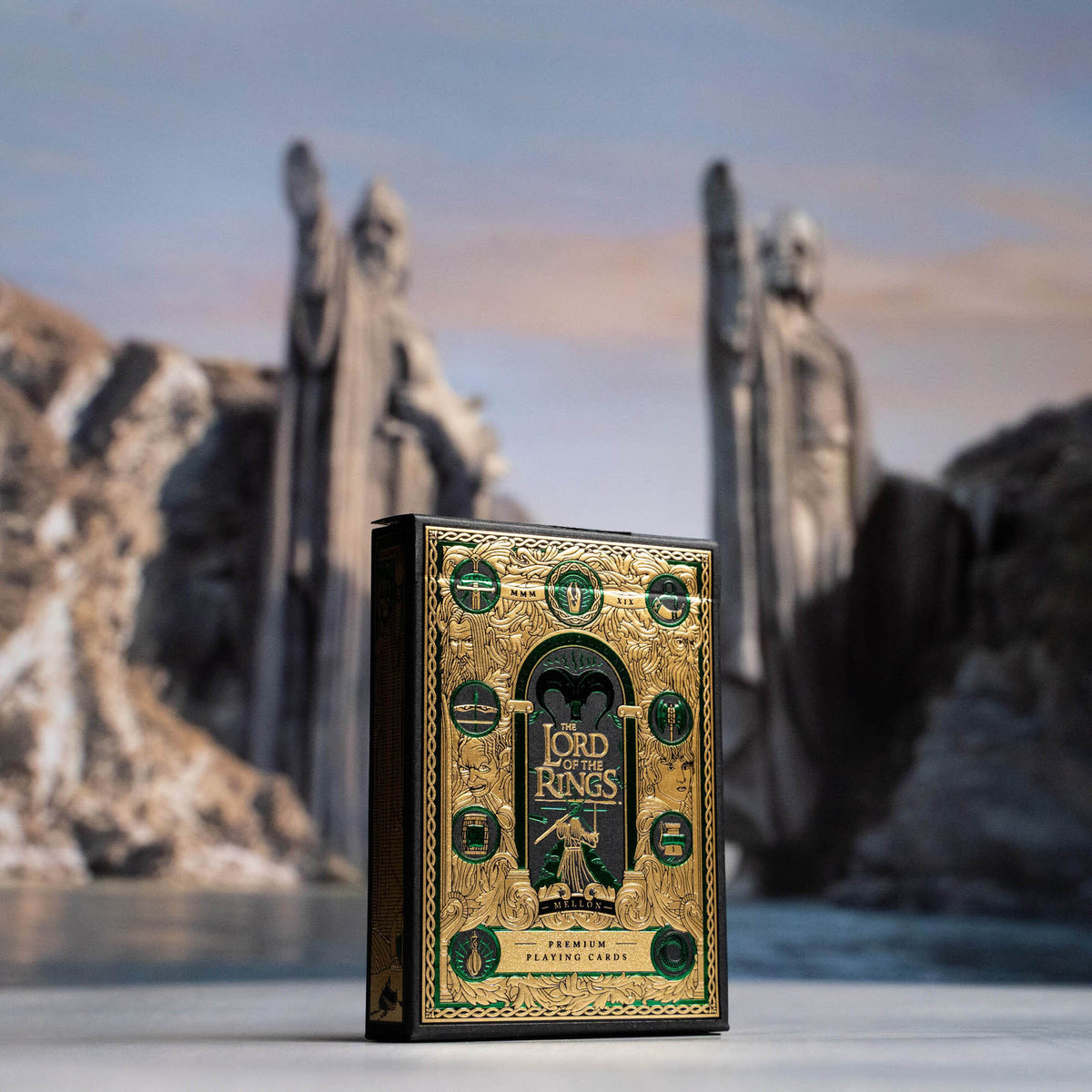 Theory 11 Lord of The Rings Card Deck With Fine Leather Card Sleeve