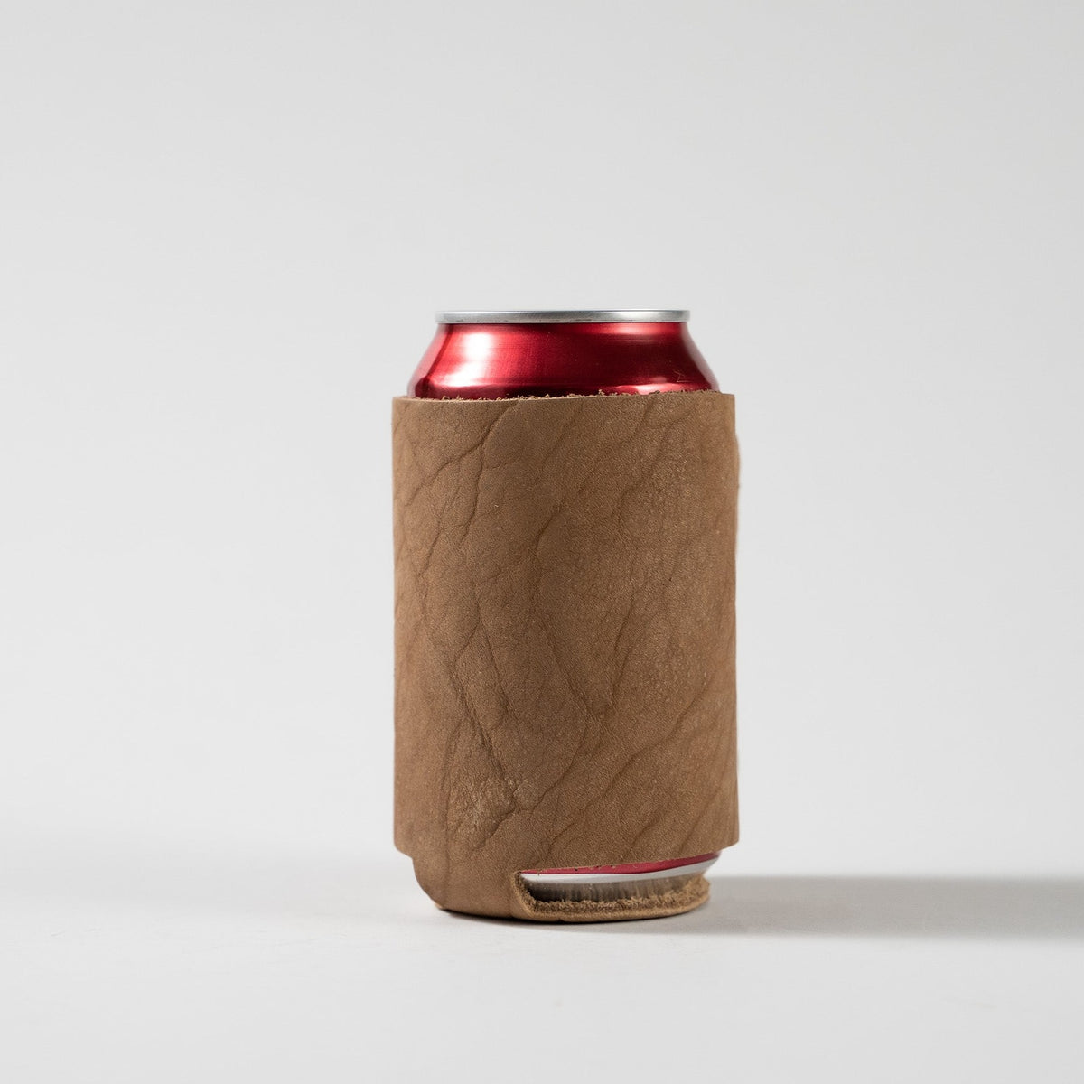 The Blitz Can Coozie - Bison Full-Grain Leather