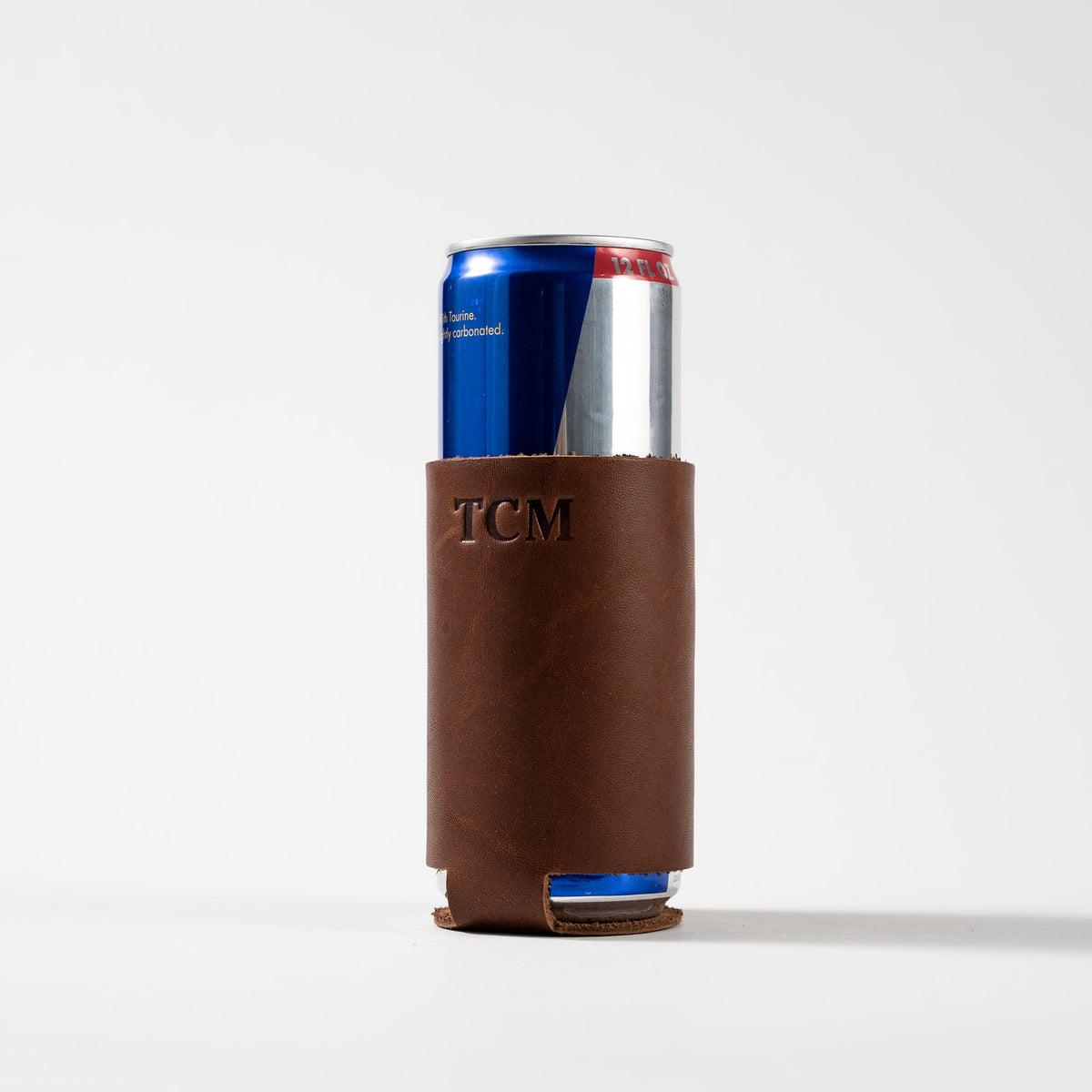 The Blitz Can Coozie - Full-Grain Leather