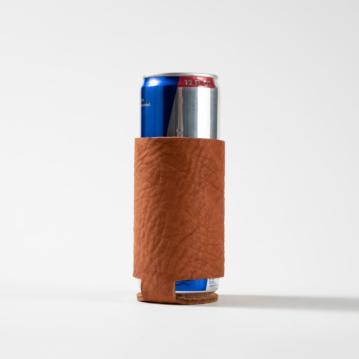 The Blitz Can Coozie - Bison Full-Grain Leather