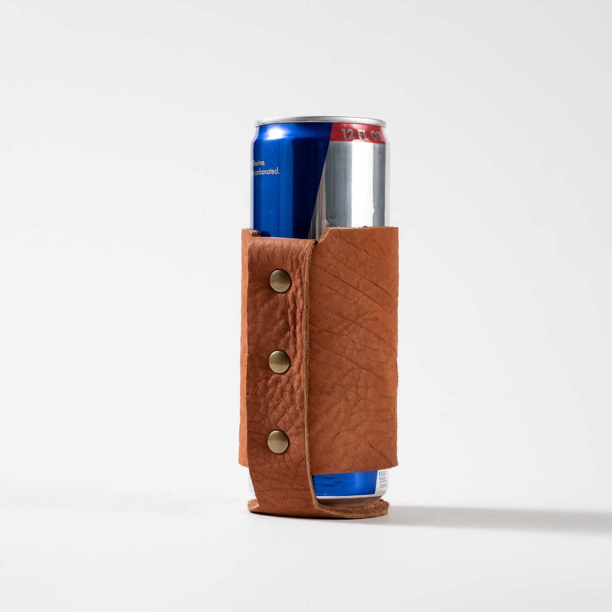 The Blitz Can Coozie - Bison Full-Grain Leather