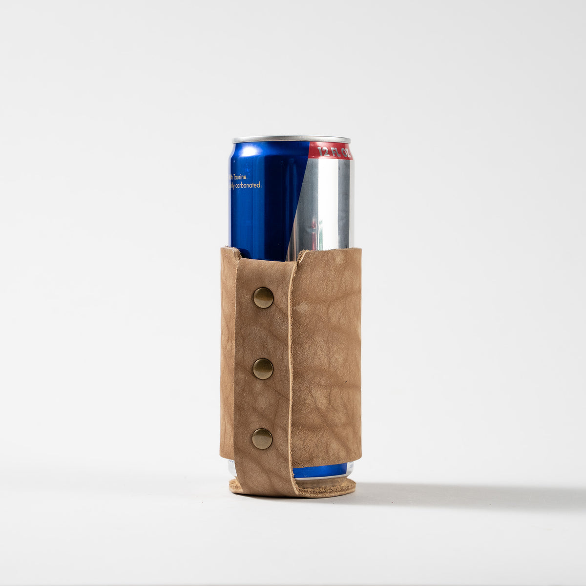 The Blitz Can Coozie - Bison Full-Grain Leather