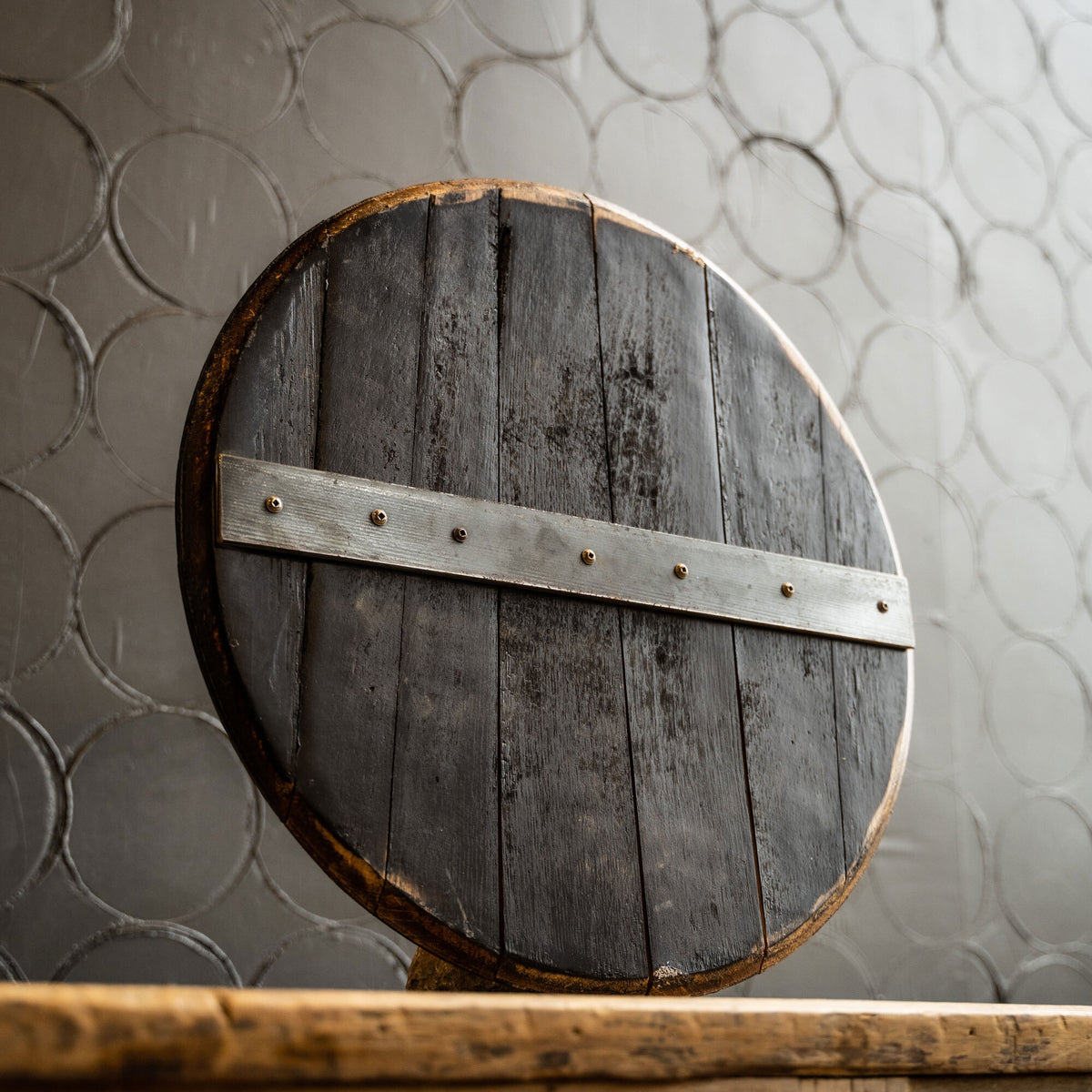 Welcome To Our Forever - Personalized Whiskey Barrel Wedding Welcome Sign