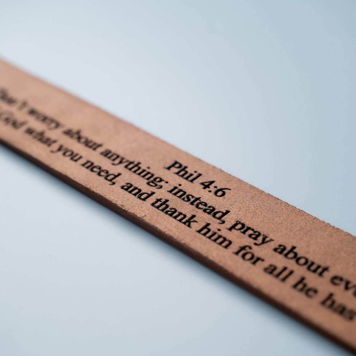 Personalized Bridle Leather Men's Casual Belt – Square Nickel or Brass Buckle