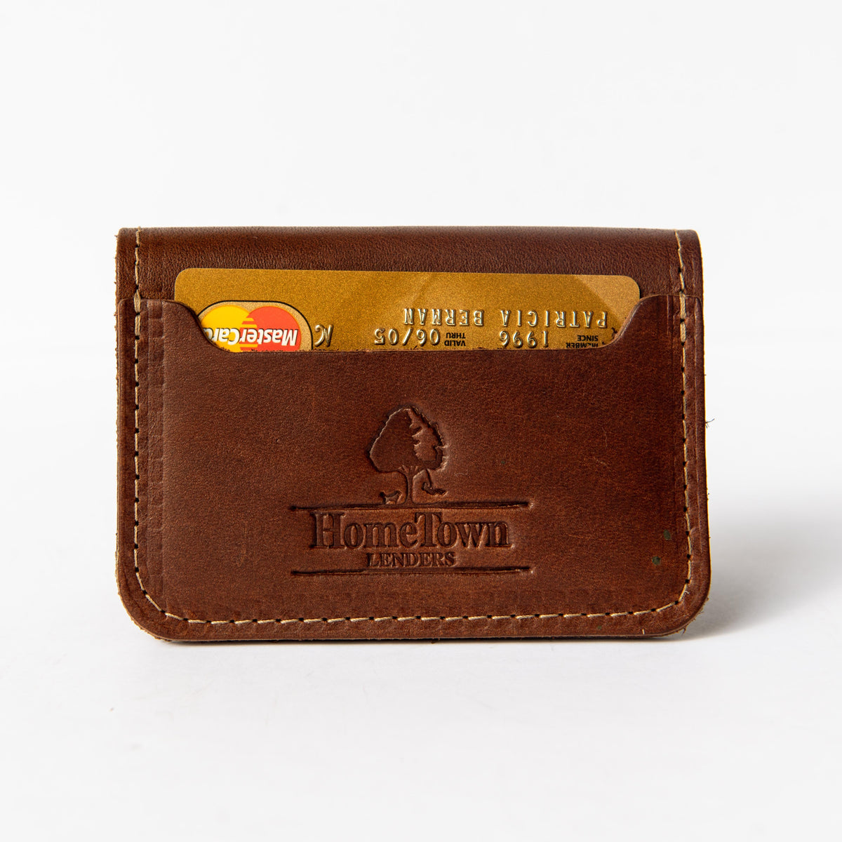Your Logo + Our Leather - The Gates Fine Leather The Gates Bifold Money Clip Wallet - Custom Logo and Corporate Gifting