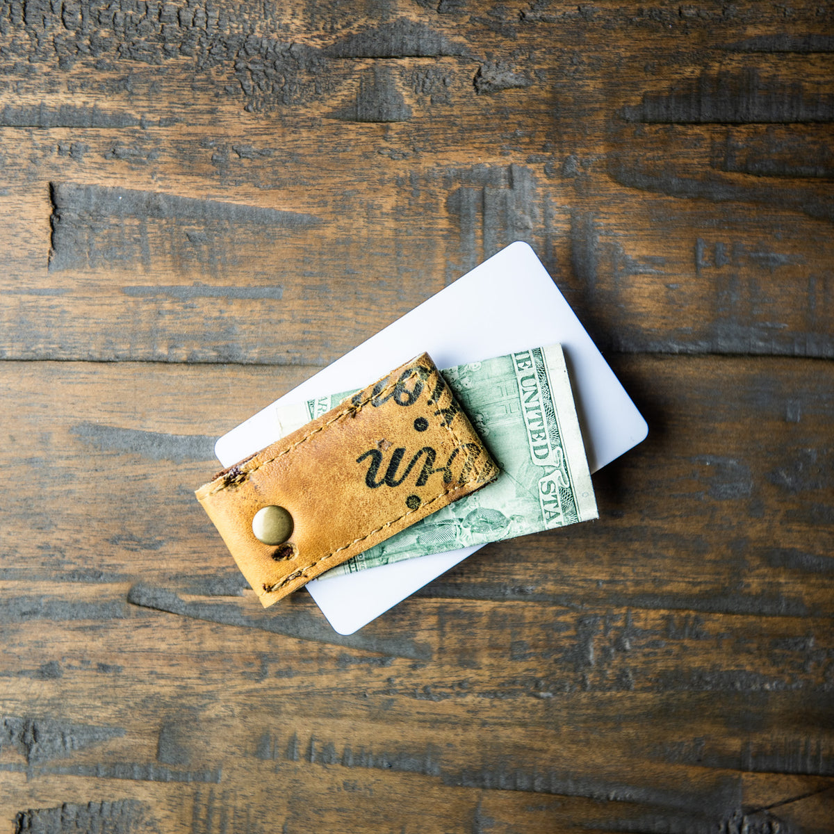 The King of Swing ~ Vintage Baseball Glove Money Clip