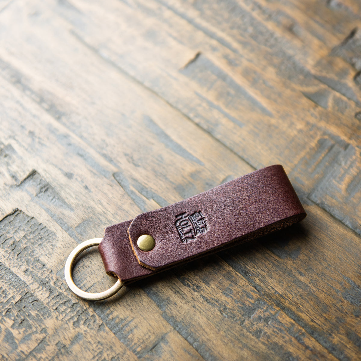 The Tucker Fine Leather Keychain Key ring