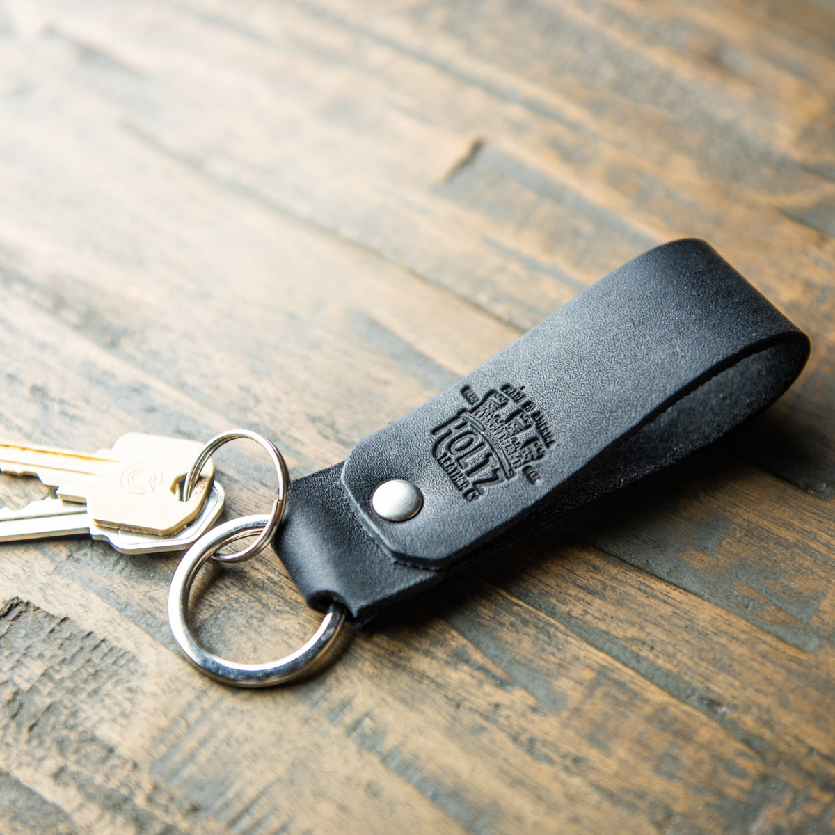 The Tucker Fine Leather Keychain Key ring