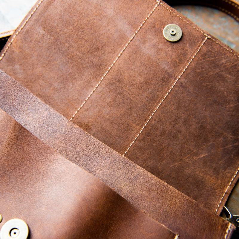 The Vivian Fine Leather Crossbody Purse