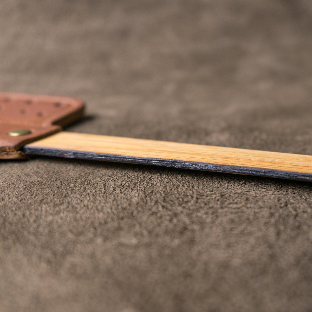 Your Logo + Our Leather - The Front Porch Flyswatter - Custom Logo and Corporate Gifting