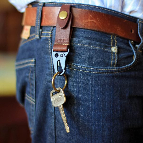 The Henry Fine Leather Keychain
