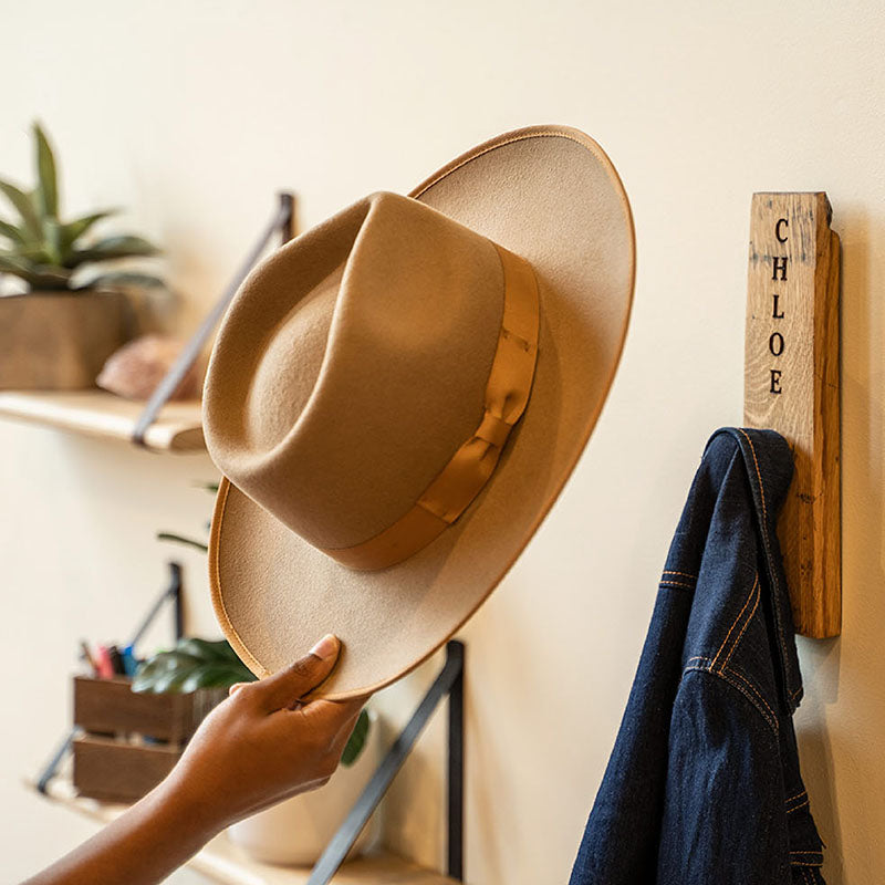 Tennessee Whiskey Barrel Stave Towel Hanger Wall Hook
