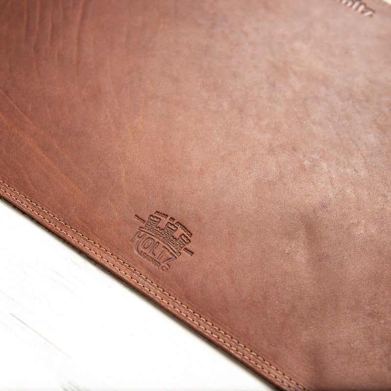 Beveled Edge Personalized Fine Leather Placemat