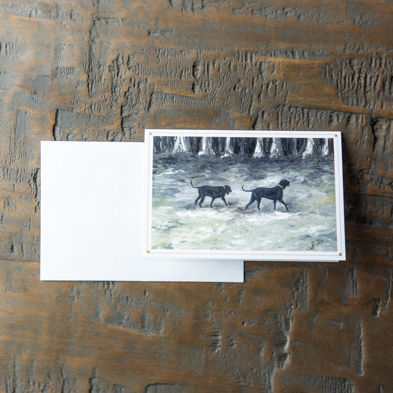 Coonhound Pair Stationery Set Of 4 By Madison Holtz Butler