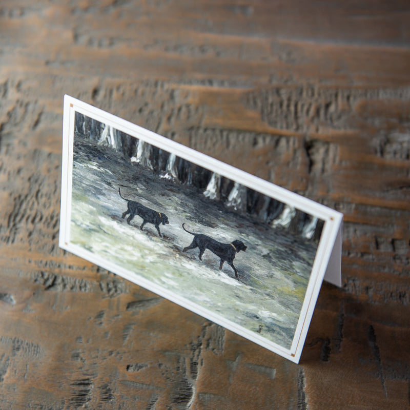 Coonhound Pair Stationery Set Of 4 By Madison Holtz Butler