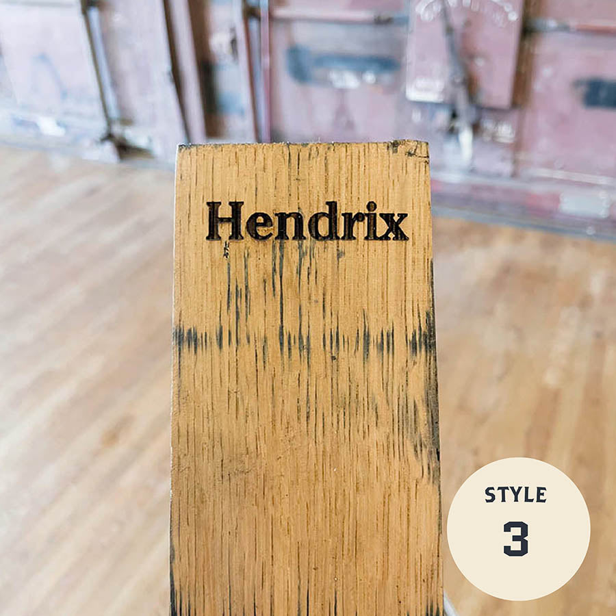 Your Logo + Our Barrels - The Memphis Personalized Tennessee Whiskey Barrel Guitar Holder Hanger - Custom Logo and Corporate Gifting