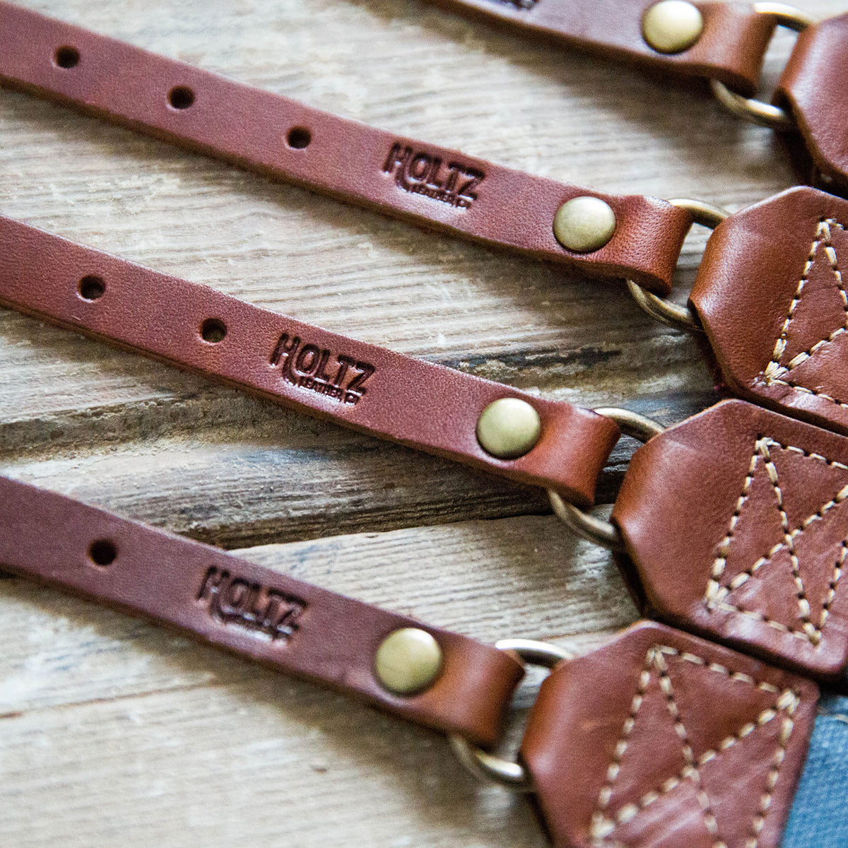The Nomad Personalized Fine Leather & Canvas Camera Strap
