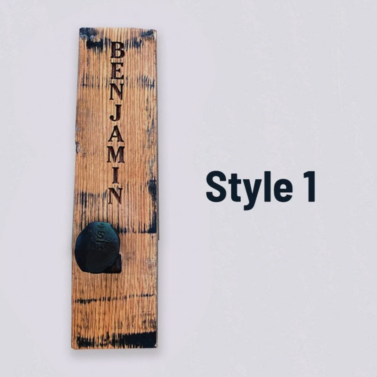 Tennessee Whiskey Barrel Stave Towel Hanger Wall Hook