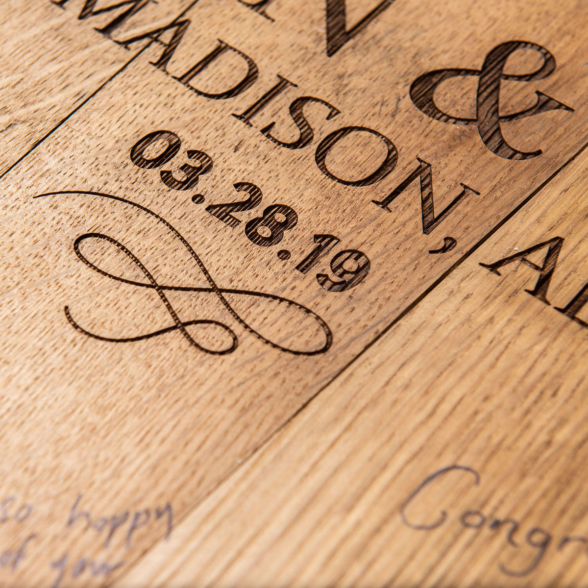 Personalized Tennessee Whiskey Barrel Head Wedding Guestbook Welcome Sign