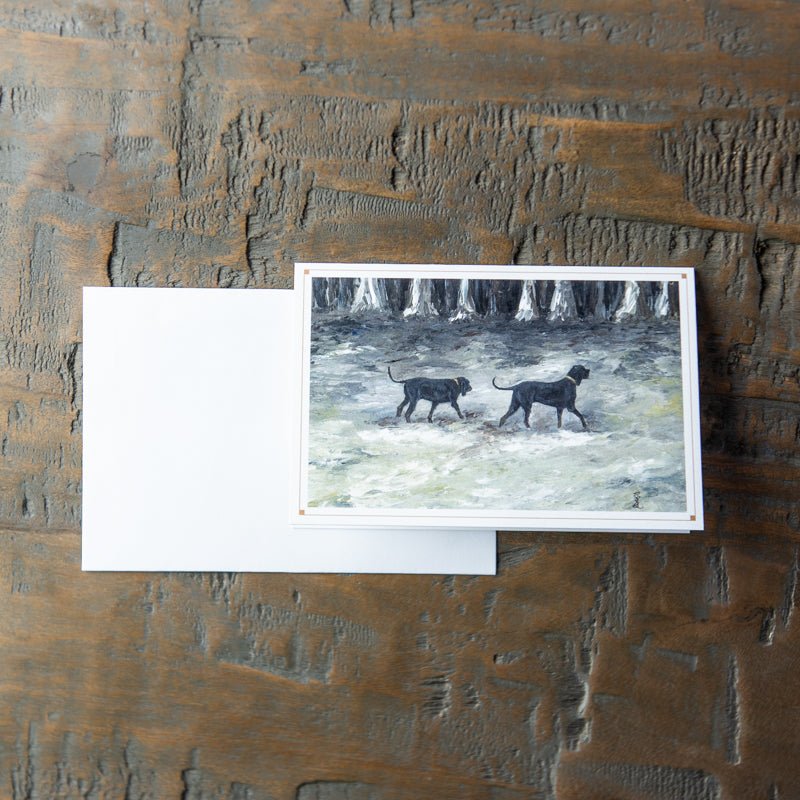 Coonhound Pair Stationery Set Of 4 By Madison Holtz Butler - Shoporiaz