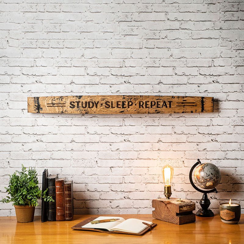 Custom Message Sign From Tennessee Whiskey Barrel Stave - Wall Art - Shoporiaz