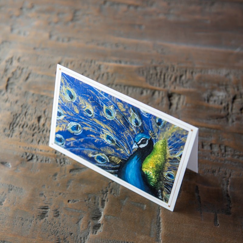 Peacock Stationery Set Of 4 By Madison Holtz Butler - Shoporiaz