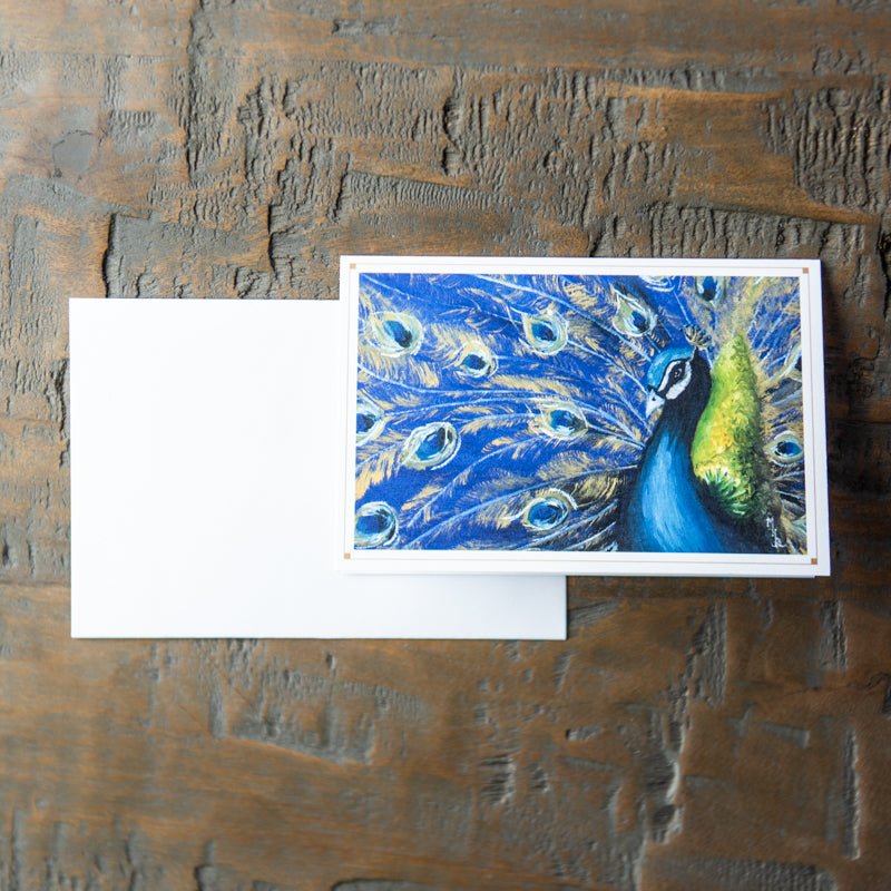Peacock Stationery Set Of 4 By Madison Holtz Butler - Shoporiaz