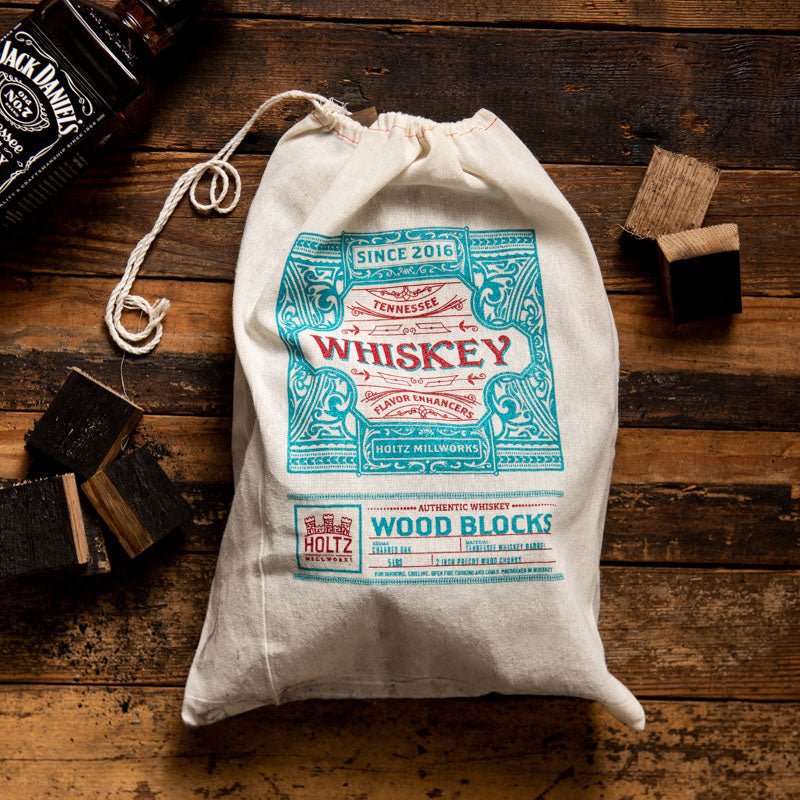 Tennessee Whiskey Barrel Flavor Enhancers - Barrel Wood Blocks For Smoking - Shoporiaz