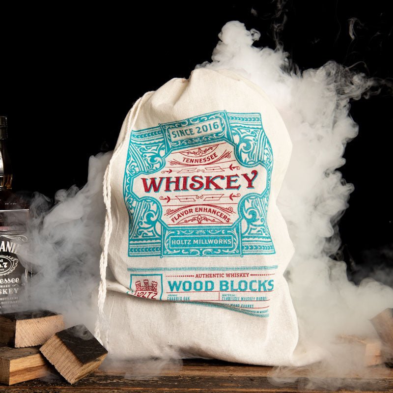 Tennessee Whiskey Barrel Flavor Enhancers - Barrel Wood Blocks For Smoking - Shoporiaz