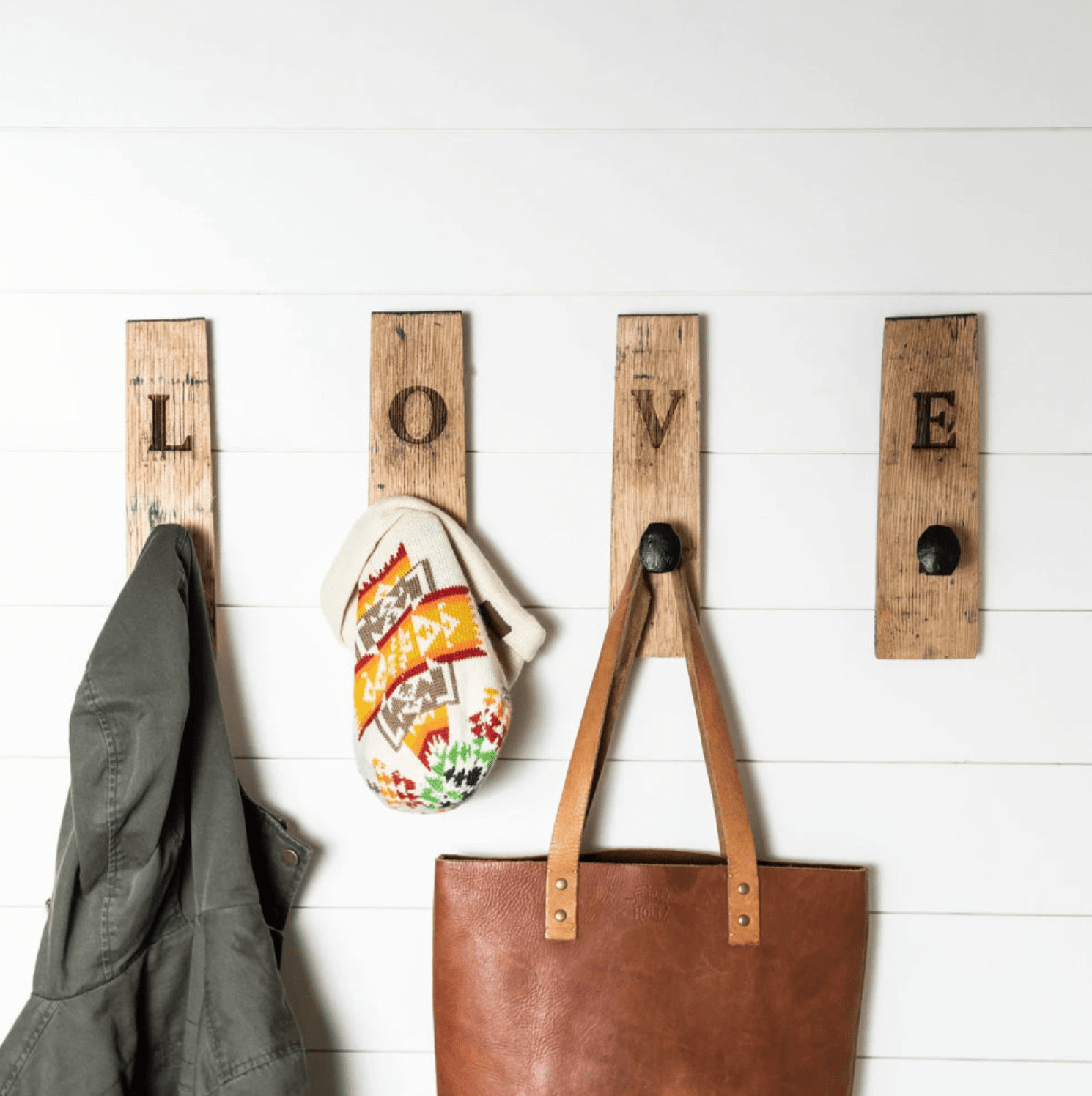 Tennessee Whiskey Barrel Personalized Wall Hangers Mudroom or Entryway Hooks - Shoporiaz
