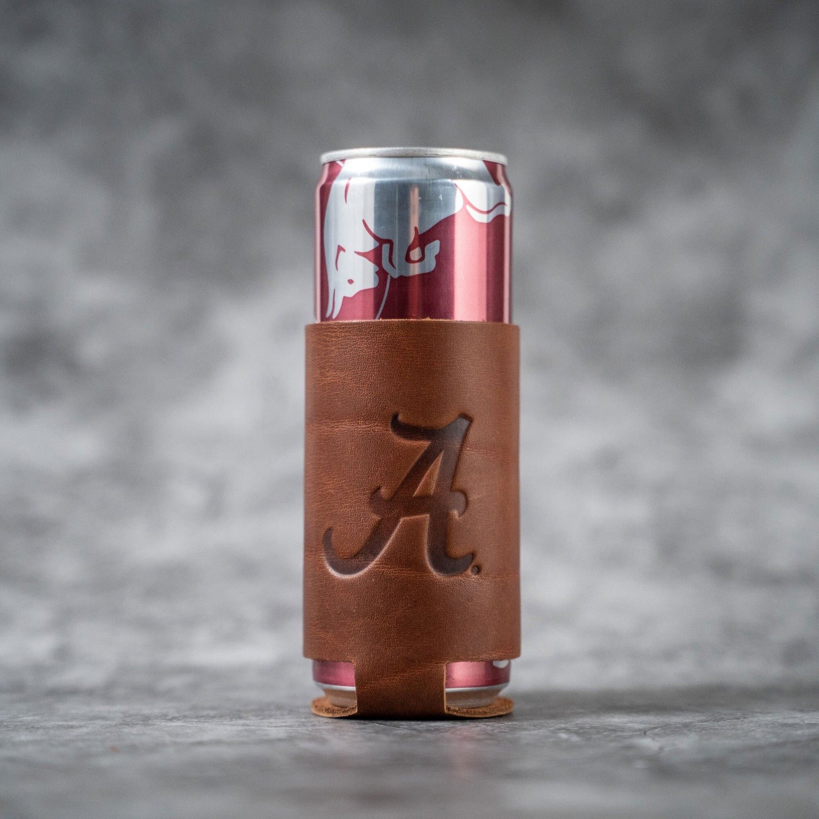 The Blitz Collegiate Can Coozie Alabama & Auburn - Full - Grain Leather - Shoporiaz