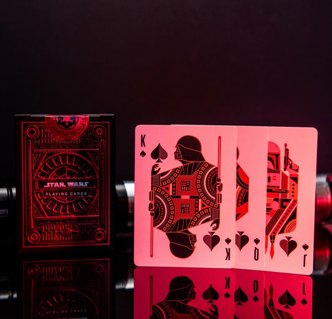 Theory 11 Dark Side Card Deck With Fine Leather Card Sleeve